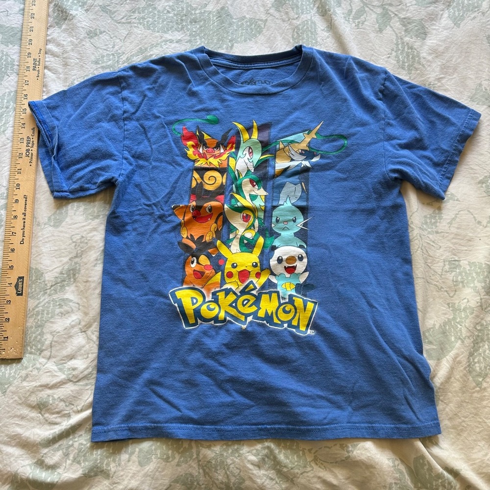 Vintage‎ Pokemon Shirt Pickachu Anime Cartoon Youth Large Nintendo